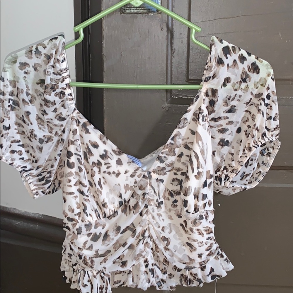 Urban outfitters crop blouse
